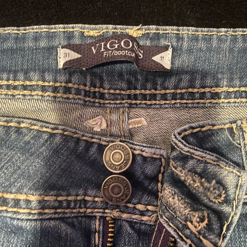 Vigoss Jeans size 11/31, 32”inseam. No stains. Like new